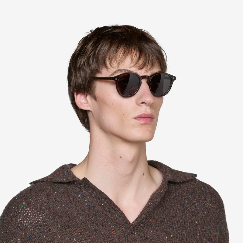 Nelson Cola | Grey Solid Lens Eyewear