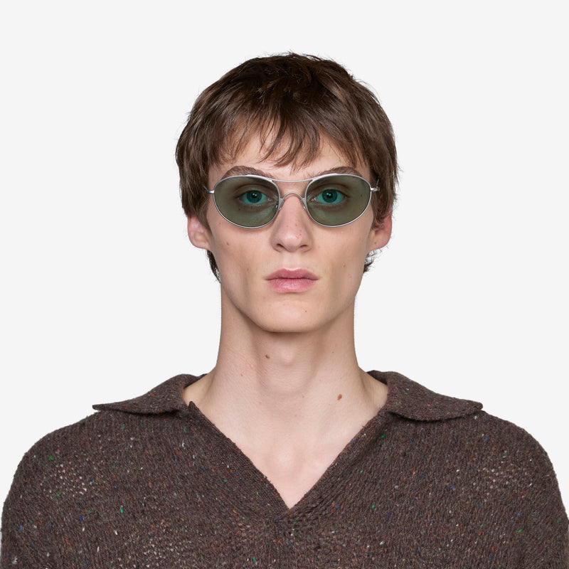 Zwan Sunglasses Matte Silver Eyewear