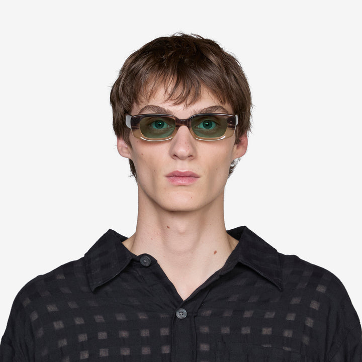 Samhain Sunglasses Ornithologist Brown Front