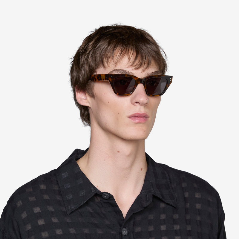 Memphis Havana | Grey Solid Lens Eyewear