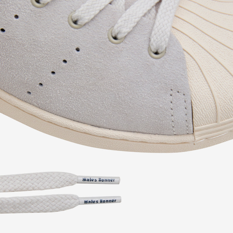 Wales Bonner x Superstar Hi Mist Stone | Wonder White | Gold Metallic Footwear