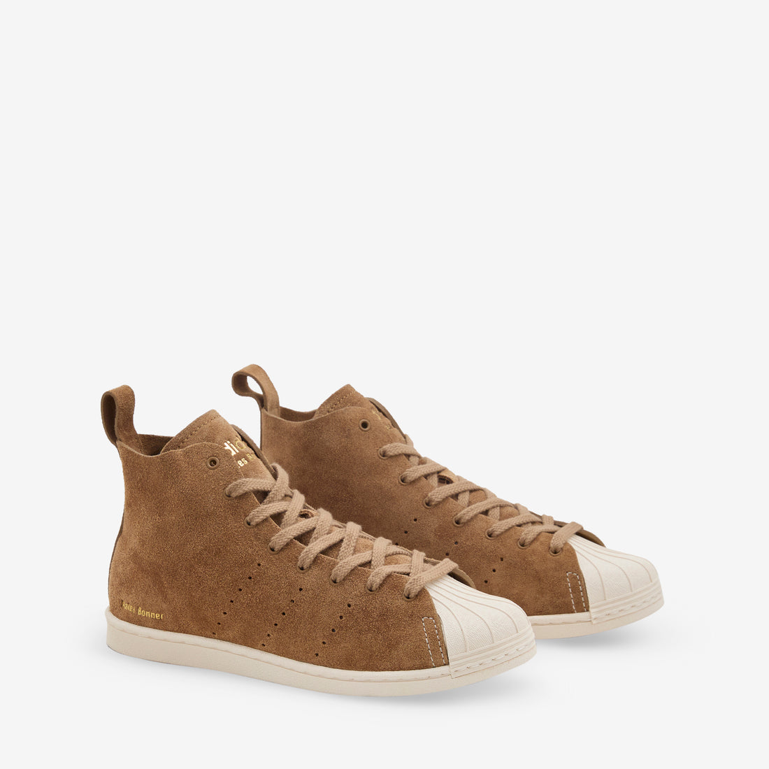 Wales Bonner x Superstar Hi Supplier Colour | Wonder White | Gold Metallic Footwear