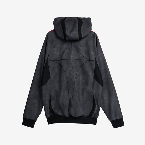 Thug Club x Teamgeist Faux Leather Jacket Black | Antique Silver Jackets