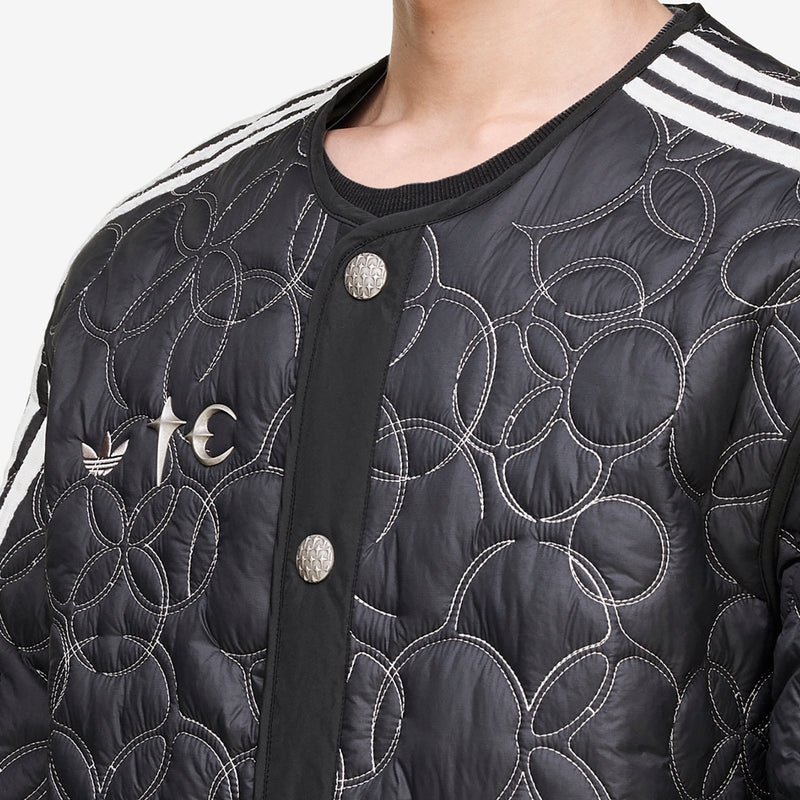 Thug Club x Padded Liner Jacket Black | Silver Metallic Jackets