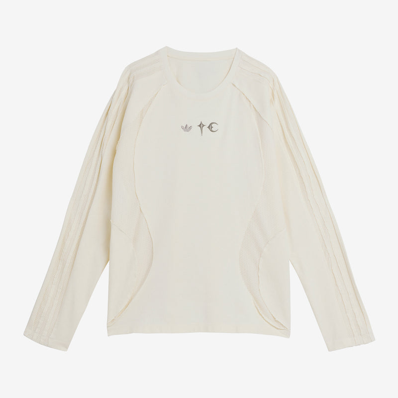Thug Club x Teamgeist T-Shirt Long Sleeve Cream White Tees