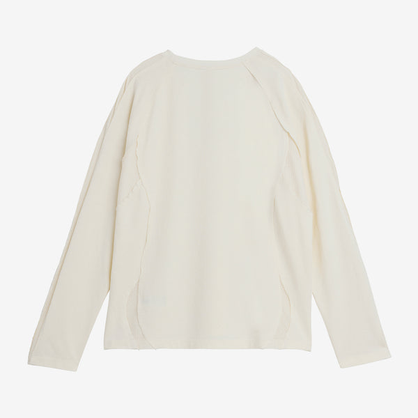 Thug Club x Teamgeist T-Shirt Long Sleeve Cream White Tees