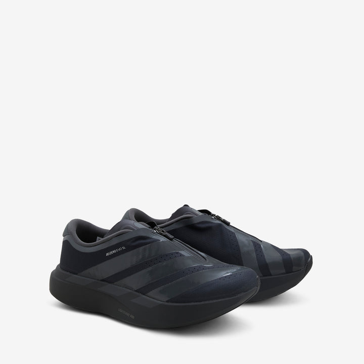 Adizero Evo SL Zip Core Black | Grey Six | Silver Metallic Front
