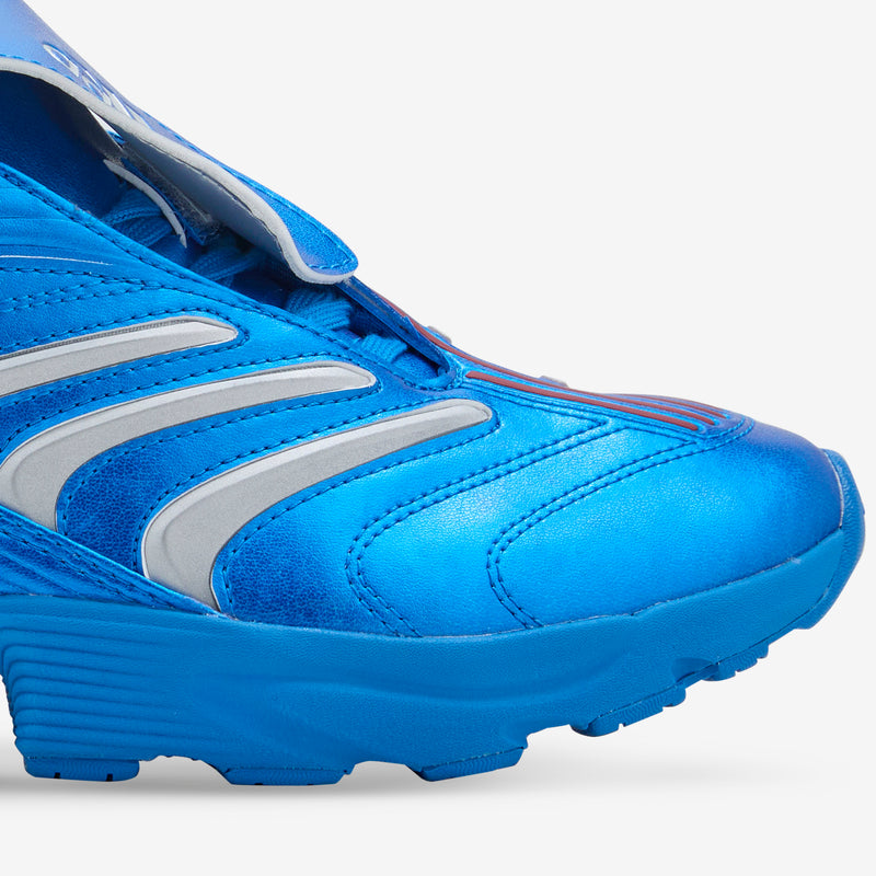 Predator Megaride Shock Blue | Silver Metallic | Better Scarlet Footwear