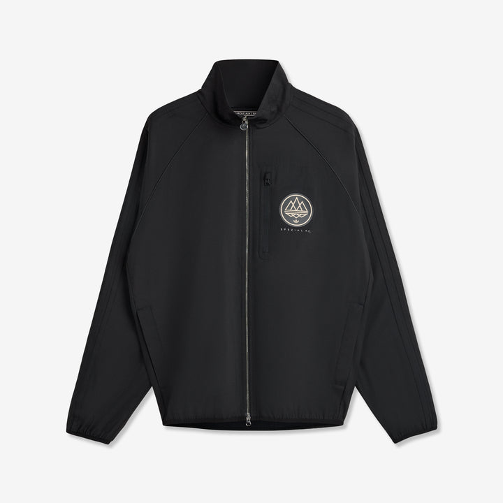SPZL F.C. Track Top Black Front