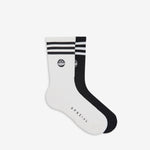 SPZL Statement Ankle Socks Chalk White | Black
