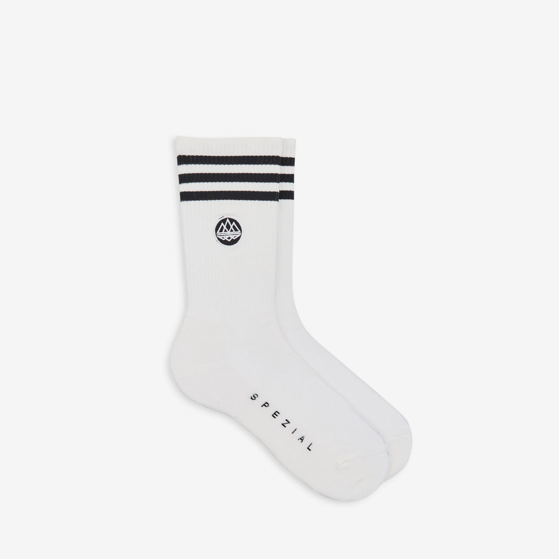 SPZL Statement Ankle Socks Chalk White | Black Accessories