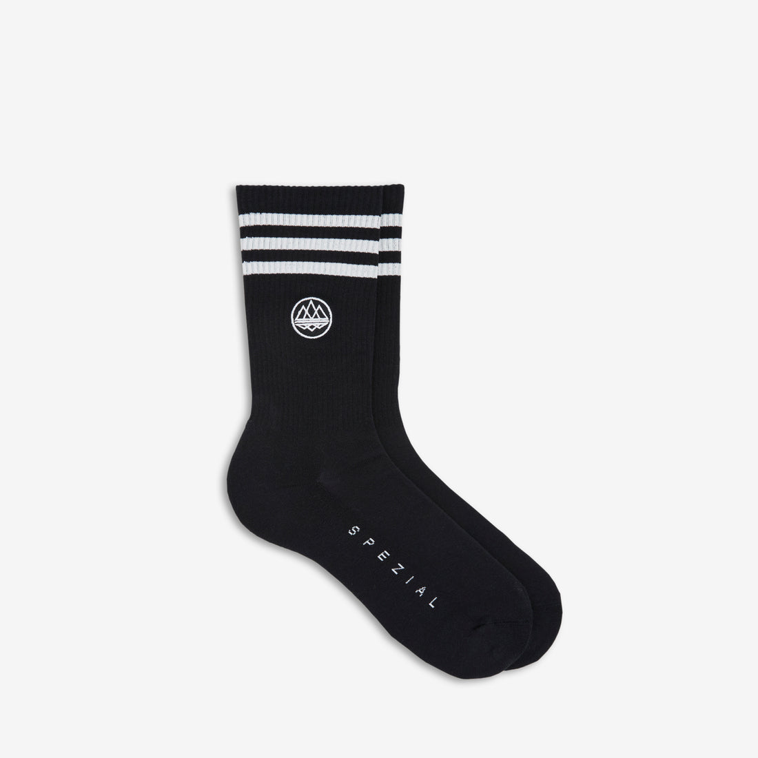 SPZL Statement Ankle Socks Chalk White | Black Accessories