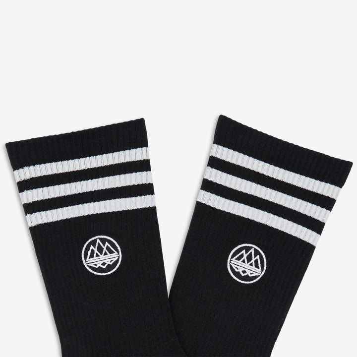 SPZL Statement Ankle Socks Chalk White | Black