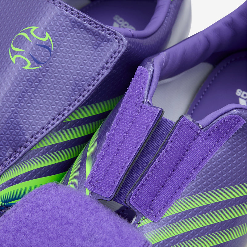 Women's Taekwondo F50 Purple Rush | Lucid Lemon | Royal Blue Footwear