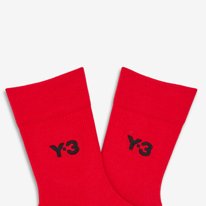 Y-3 Classic Crew Socks Scarlet