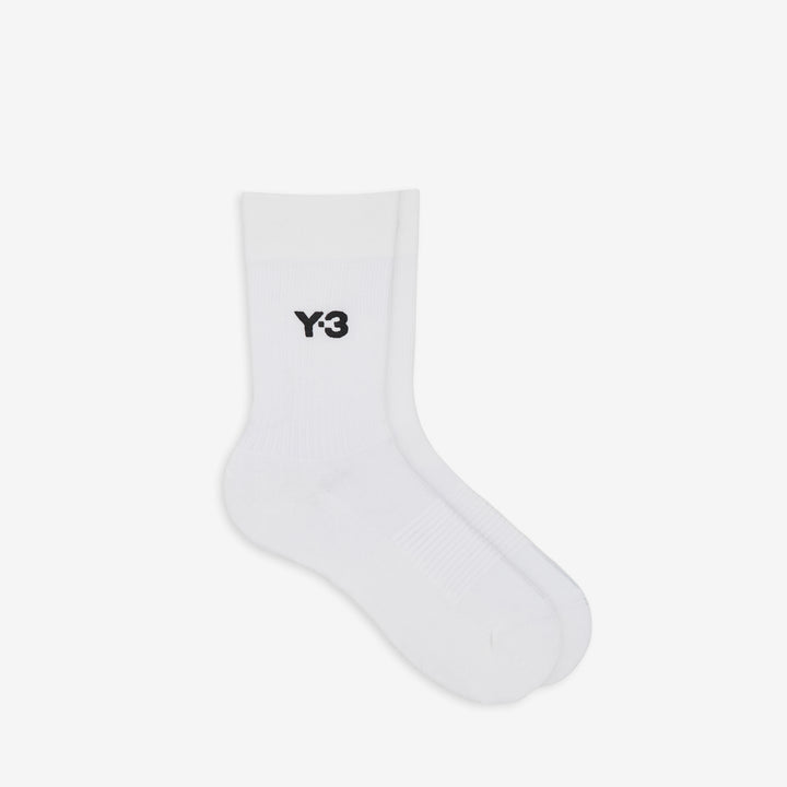 Y-3 Classic Crew Socks White Front