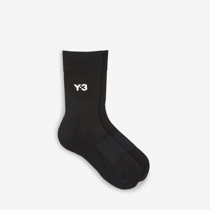 Y-3 Classic Crew Socks Black Front