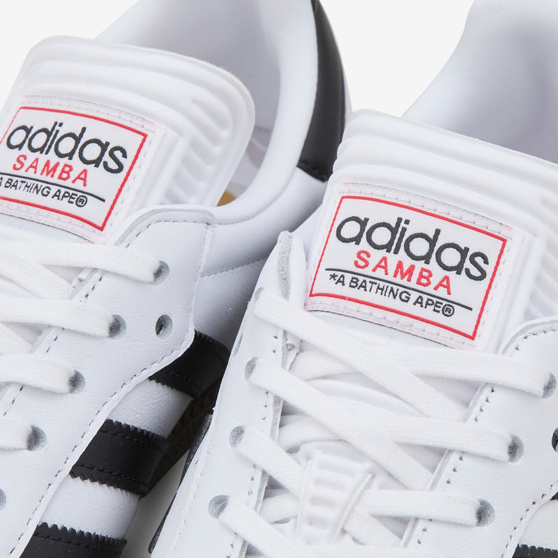 BAPE x Samba Cloud White | Core Black | Gum Footwear