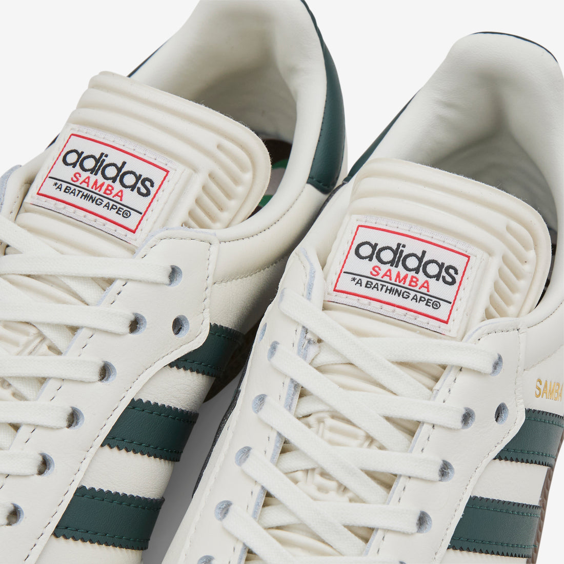 BAPE x Samba Off White | Shadow Green | Gum Footwear