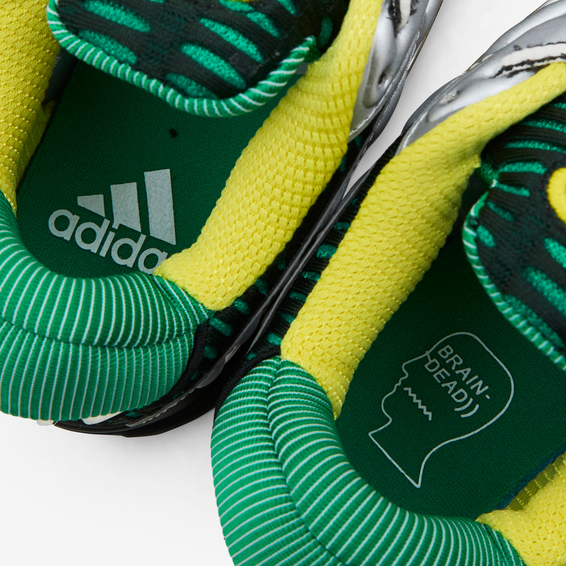 Brain Dead x Climacool 2 Core Black | Impact Yellow | Silver Metallic Footwear