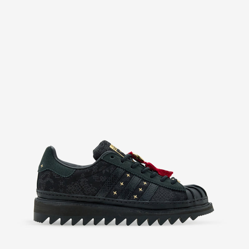 CLOT by Edison Chen x LNY Superstar Core Black | Carbon | Gold Metallic Footwear