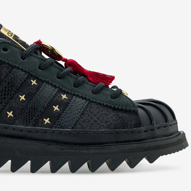 CLOT by Edison Chen x LNY Superstar Core Black | Carbon | Gold Metallic Footwear