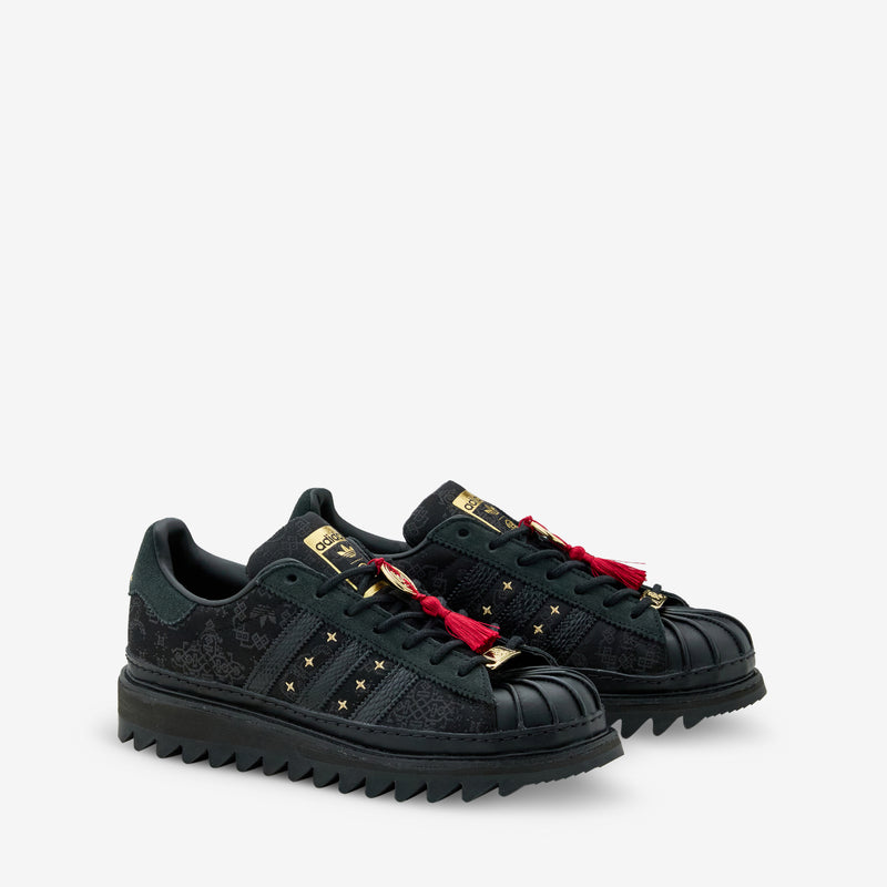 CLOT by Edison Chen x LNY Superstar Core Black | Carbon | Gold Metallic Footwear