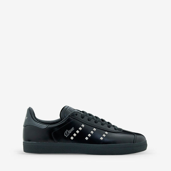 Dime x Gazelle ADV Core Black | Silver Metallic | Carbon Footwear