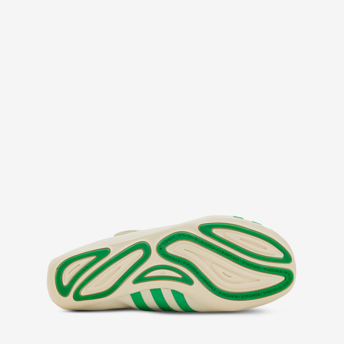 Pharrell Williams x Virginia Vario Flat Earther Chalk White | Green | Chalk White Footwear