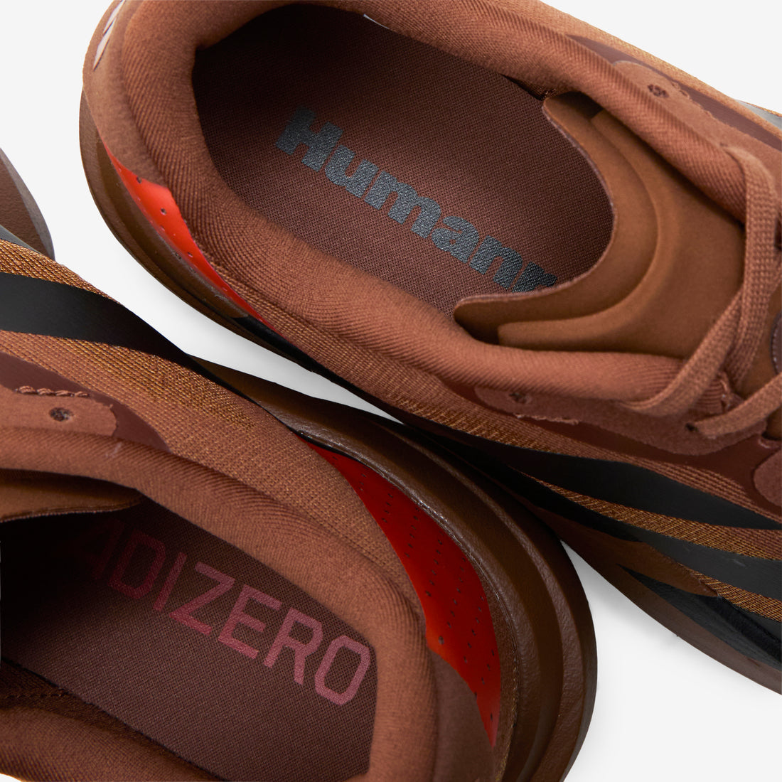 Pharrell Williams x Humanrace Adizero Evo SL Preloved Brown | Core Black | Craft Chili Footwear