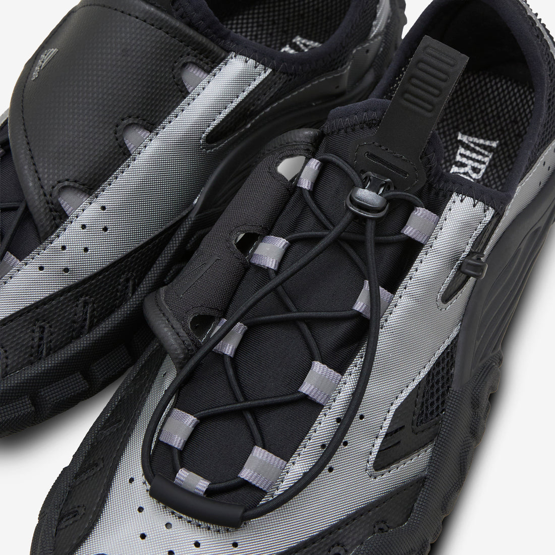 Pharrell Williams x Water Moc Core Black | Iron Metallic | Silver Metallic Footwear