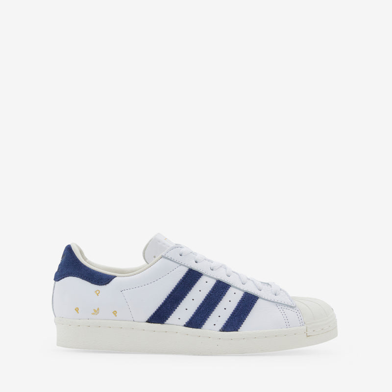 Pop Trading Co x Superstar ADV White Collegiate Navy Chalk