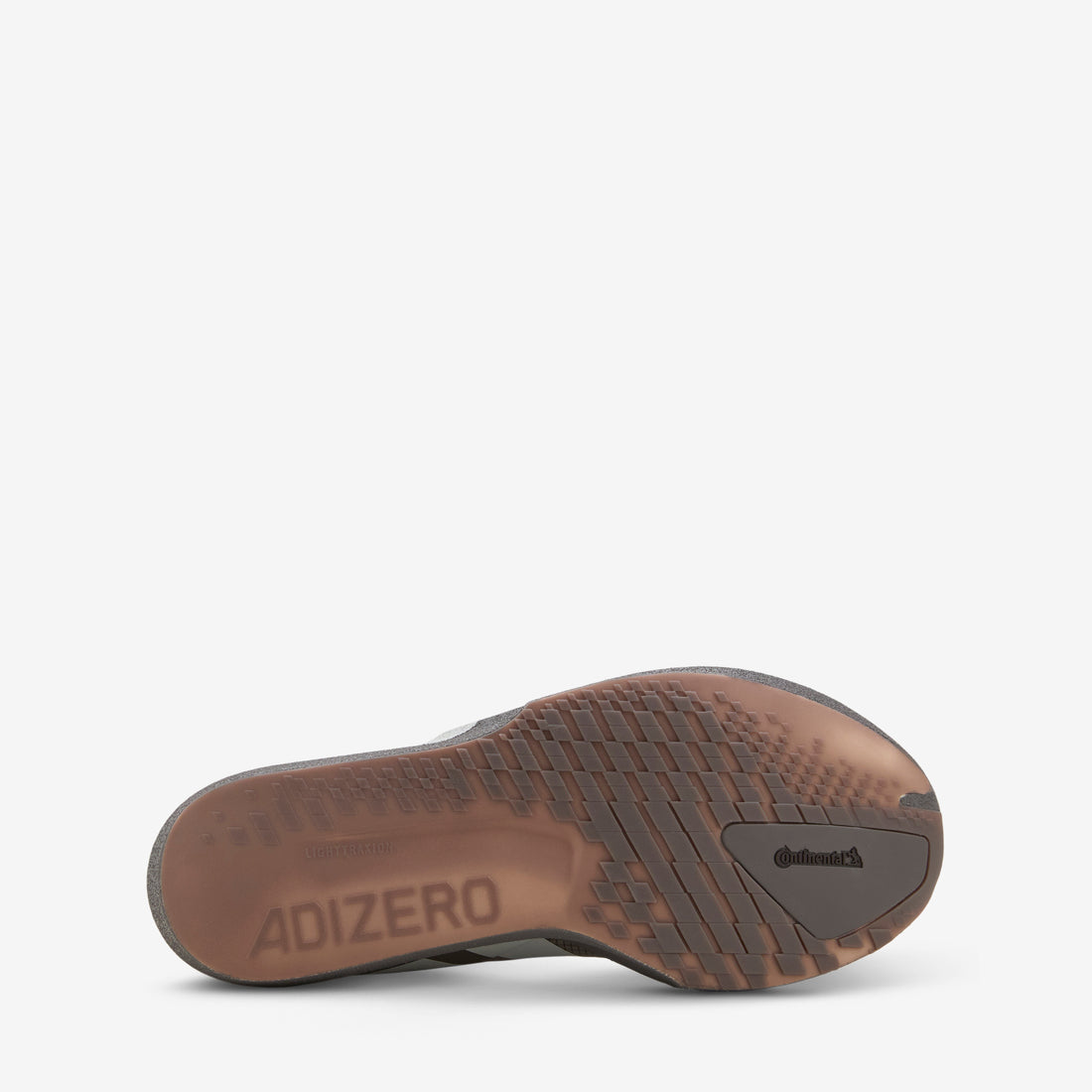 Satisfy x Adizero Adios  Brown | Pearl Metallic | Charcoal Footwear