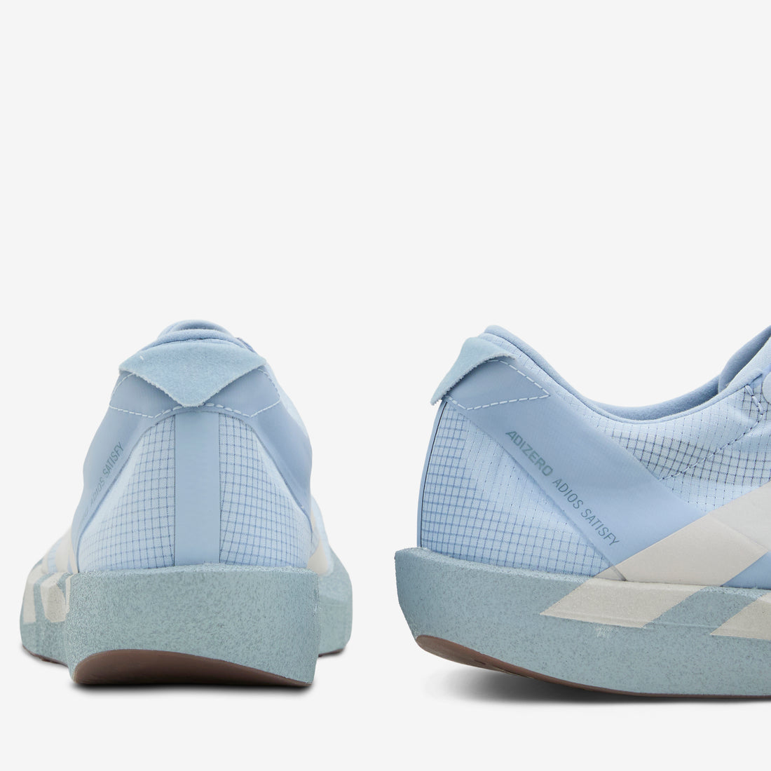 Satisfy x Adizero Adios  Wonder Blue | Pearl Metallic | Wonder Blue Footwear