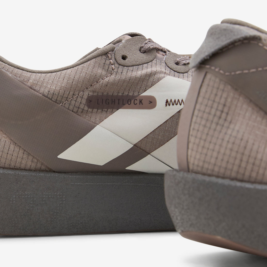 Satisfy x Women's Adizero Adios  Brown | Pearl Metallic | Charcoal Footwear