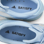 Satisfy x Women's Adizero Adios Wonder Blue | Pearl Metallic | Wonder Blue
