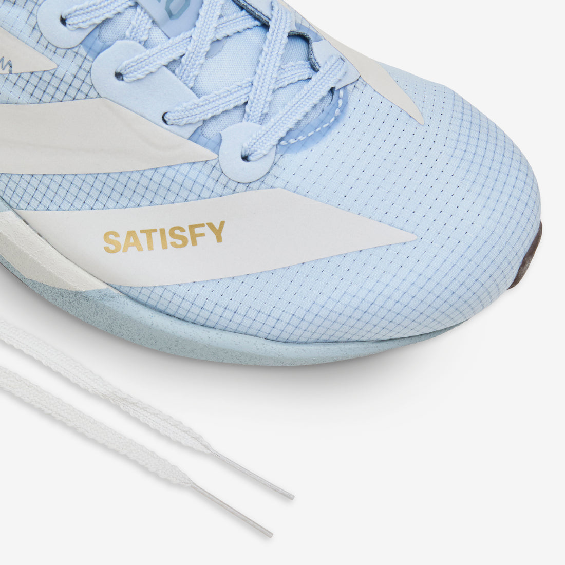Satisfy x Women's Adizero Adios  Wonder Blue | Pearl Metallic | Wonder Blue Footwear