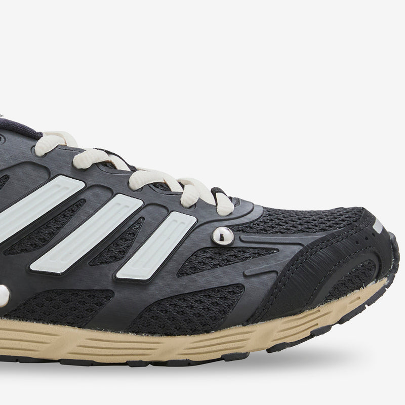 Song for the Mute x Adizero PR Core Black | Cream White | Silver Metallic Footwear