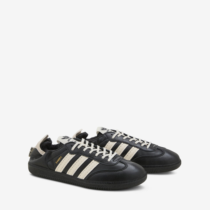 Song for the Mute x Samba OG Core Black | Cream White | Gold Metallic Front
