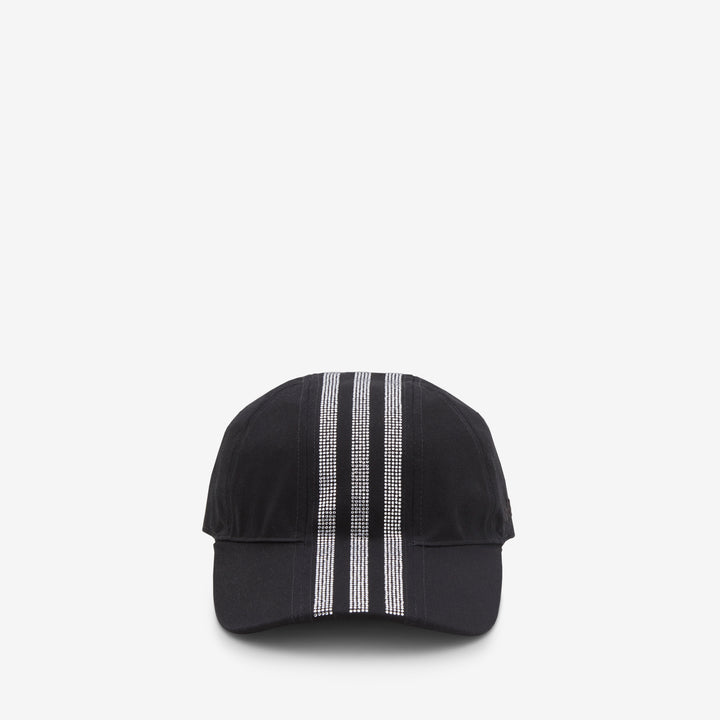 SP5DER x Rhinestone Cap Black Front