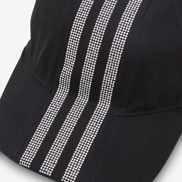 SP5DER x Rhinestone Cap Black