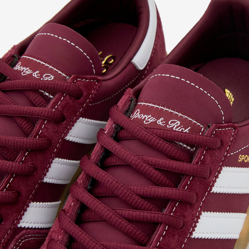 Sporty & Rich x Handball Spezial Shadow Red | Cloud White | Gum Footwear