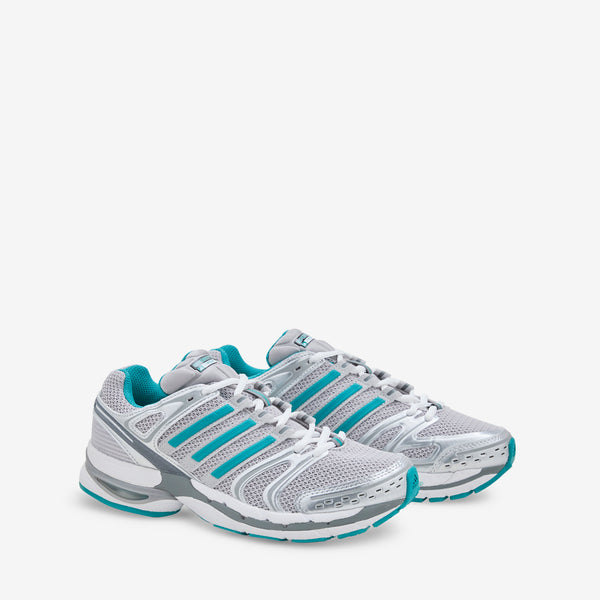 Sporty & Rich x Women's Adistar Control 5 Grey Two | Pure Teal | Silver Metallic Footwear