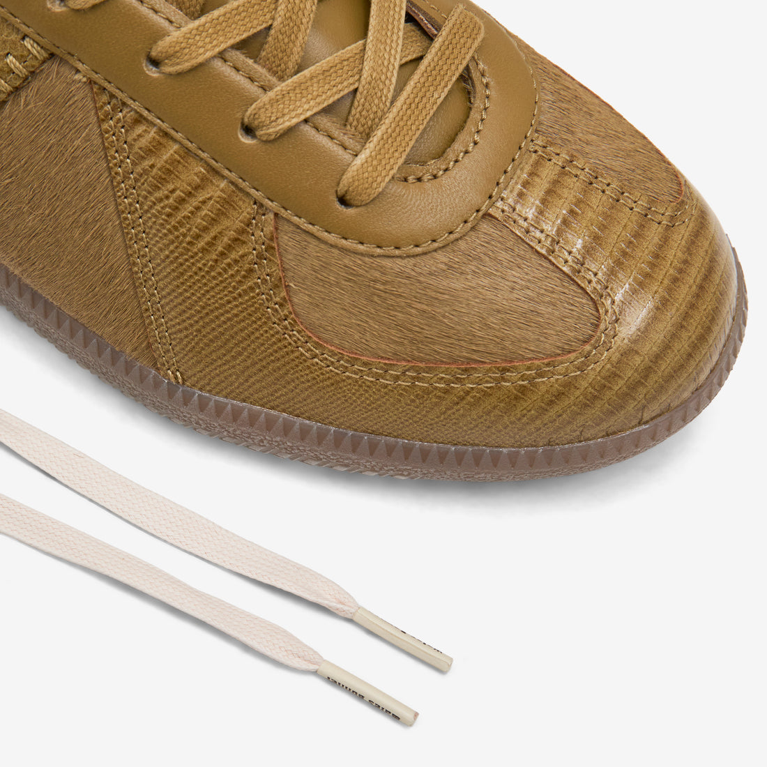 Wales Bonner x BW Army Khaki Pony Noble Maroon | Gold Metallic | Wonder White Footwear