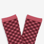 Wales Bonner x Check Sock Craft Pink | Clear Brown