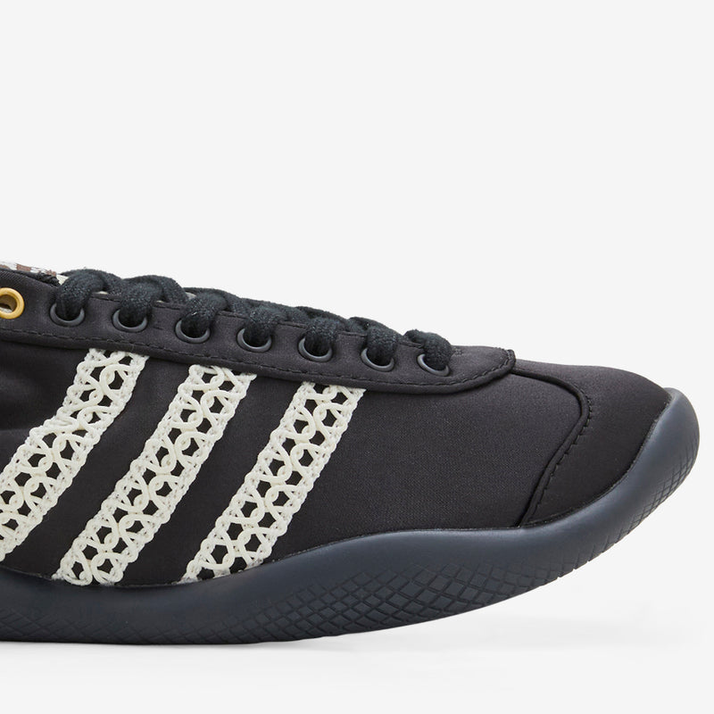 Wales Bonner x Karintha Lo Satin Core Black | Dark Brown | Cream White Footwear