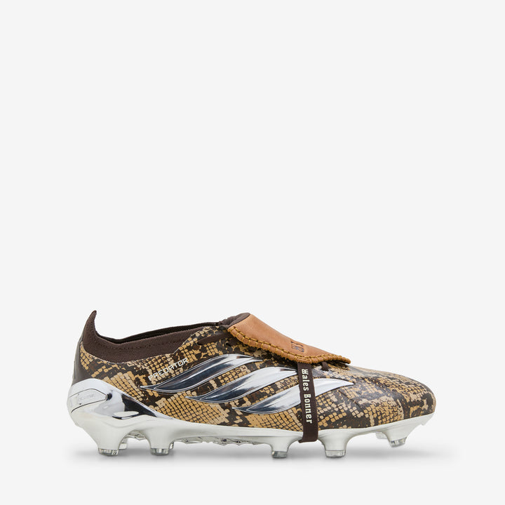 Wales Bonner x Predator Elite Fold-Over Tongue Firm Ground Football Boots Brown | Silver Metallic | Bronze Strata
