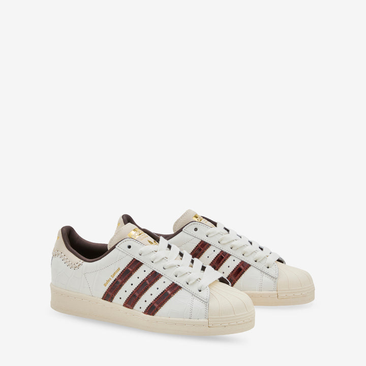 Wales Bonner x Superstar Wonder White | Fox Brown | Wonder White Front