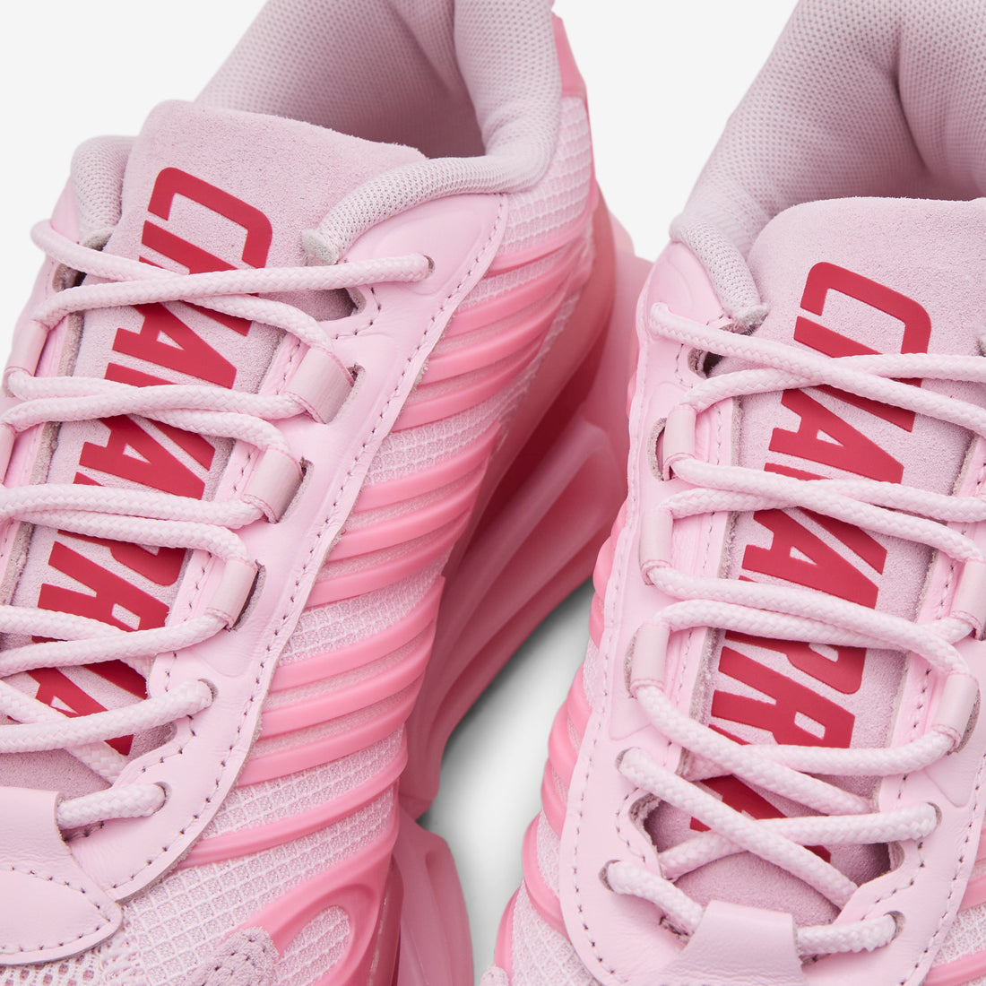 Willy Chavarria x Megaride AG Clear Pink | Clear Pink | Power Red Footwear
