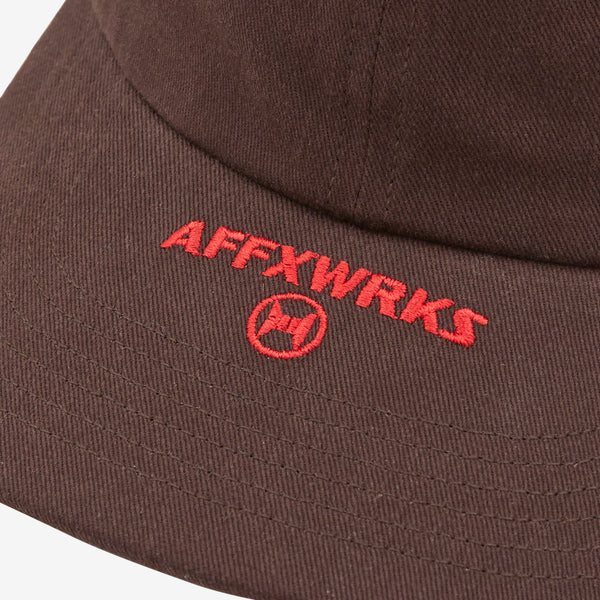 Brim Logo Cap Brown